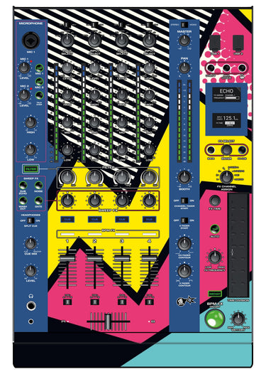 Denon DJ X 1800 Skin Comic